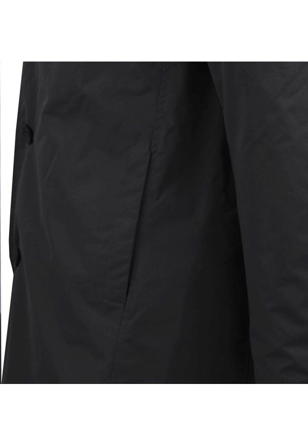 Krótki, Męski Płaszcz Przejściowy z Wysokim Kołnierzem - Brave Soul - Czarny. Kolor: czarny. Materiał: poliester. Długość: krótkie. Sezon: wiosna, jesień