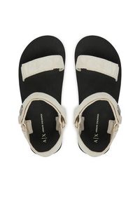 Armani Exchange Sandały XDP064 XV928 01819 Szary. Kolor: szary. Materiał: materiał #4