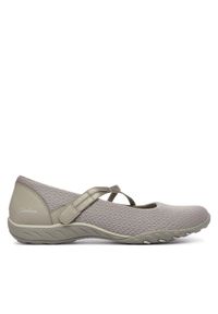 skechers - Skechers Baleriny 100771/TPE Beżowy. Kolor: beżowy. Materiał: materiał #1