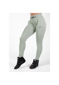 GORILLA WEAR - Spodnie fitness damskie Gorilla Wear Pixley Sweatpants. Kolor: zielony. Materiał: dresówka. Sport: fitness