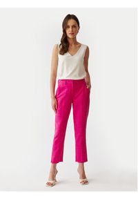 Tatuum Chinosy Rimini T2406.141 Różowy Slim Fit. Kolor: różowy. Materiał: bawełna #5