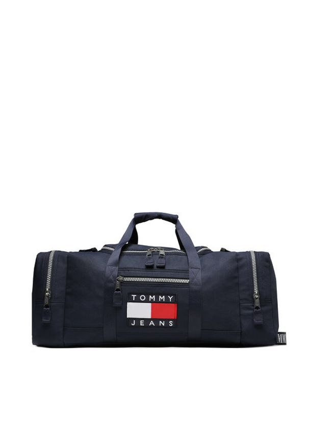 Tommy Jeans Torba Tjm Heritage Duffle AM0AM11158 Granatowy. Kolor: niebieski. Materiał: materiał