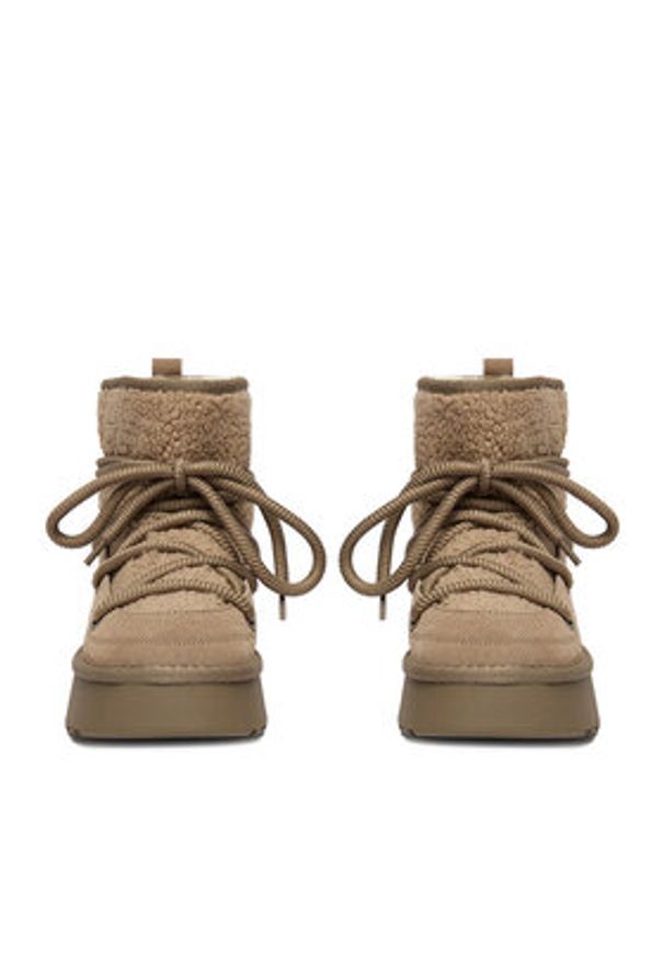 Badura Śniegowce EO-AMY-TS6286-01 Szary. Kolor: szary. Materiał: zamsz, skóra