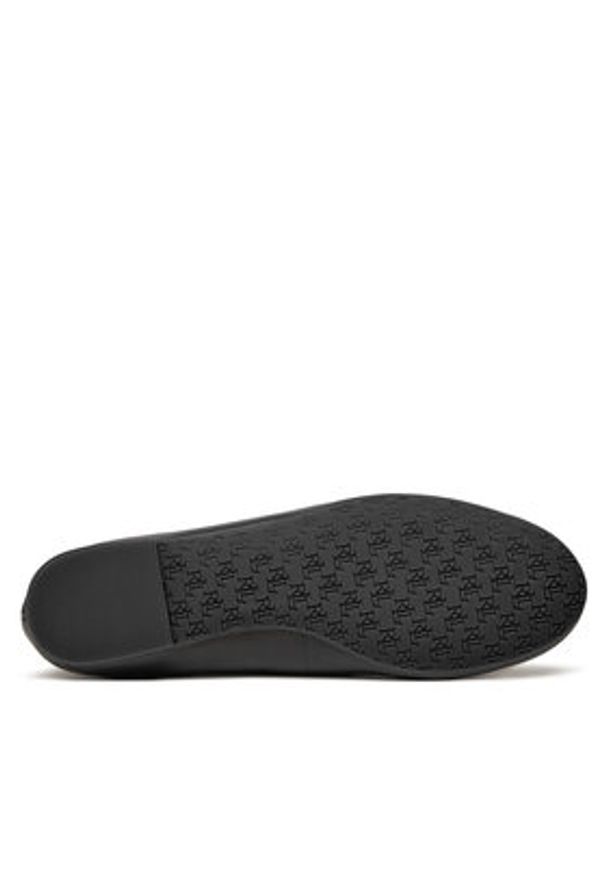 Lauren Ralph Lauren Baleriny 802940603001 Czarny. Kolor: czarny. Materiał: skóra