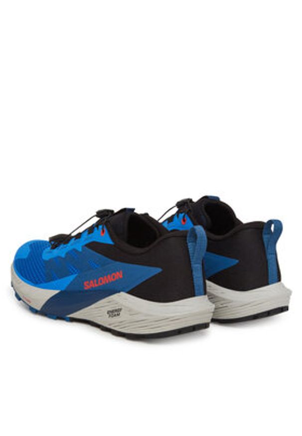 salomon - Salomon Buty do biegania Sense Ride 5 L47808600 Niebieski. Kolor: niebieski. Materiał: materiał