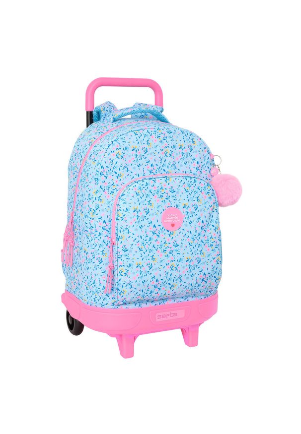 PRO BRANDS - Torba szkolna z kółkami Vicky Martín Berrocal Paraíso Niebieski. Kolor: niebieski