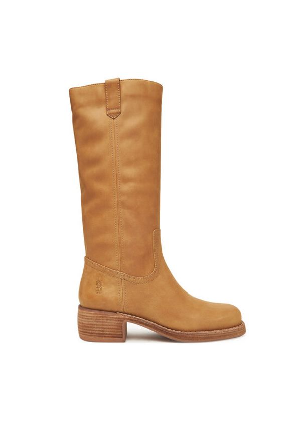 Nokwol Kozaki Fear Brązowy. Kolor: brązowy. Materiał: skóra