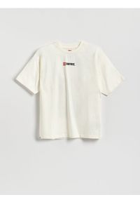 Reserved - T-shirt Lego Fortnite - złamana biel. Materiał: bawełna #1