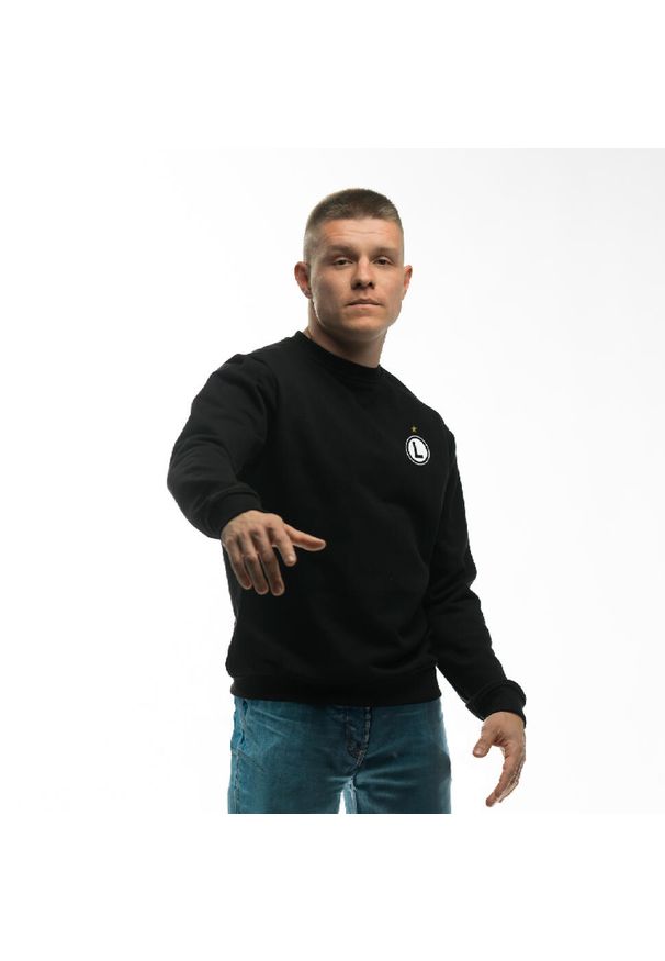 LEGIA - Bluza Legia - L-ka haft. Materiał: bawełna. Wzór: haft. Sport: piłka nożna