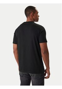 Karl Lagerfeld - KARL LAGERFELD T-Shirt 755072 561252 Czarny Regular Fit. Typ kołnierza: dekolt w karo. Kolor: czarny. Materiał: bawełna #3