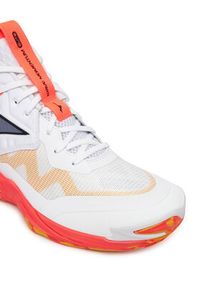 Mizuno Buty halowe Wave Momentum Elite Mid V1GA2517 Pomarańczowy. Kolor: pomarańczowy. Materiał: skóra. Model: Mizuno Wave #3