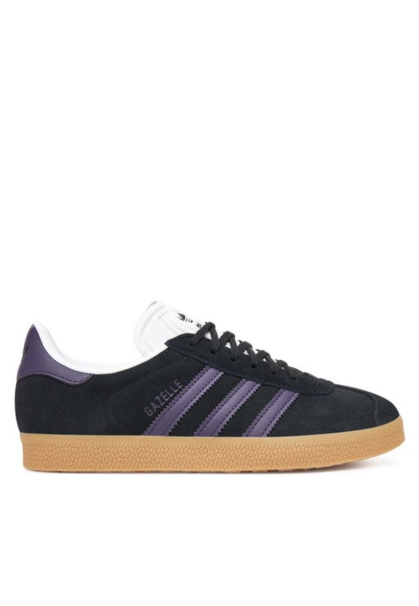 Adidas - adidas Sneakersy Gazelle JS1381 Czarny. Kolor: czarny. Materiał: skóra. Model: Adidas Gazelle