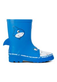 Regatta - Kalosze dziecięce z nadrukiem Mudplay II. Kolor: niebieski. Wzór: nadruk #1