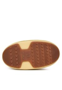 Moon Boot Śniegowce Mb Icon Low Suede Laces 80D1409670 Żółty. Kolor: żółty. Materiał: zamsz, skóra