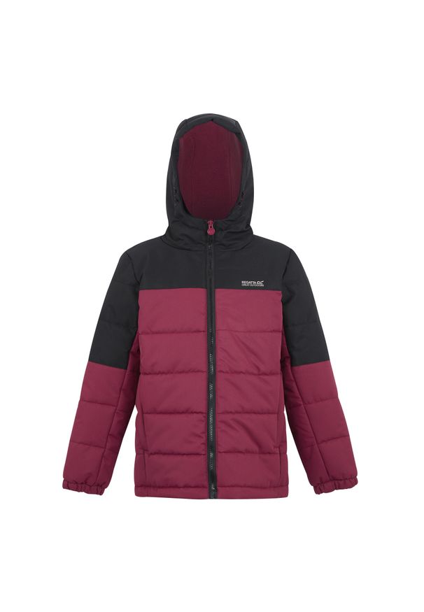 Regatta - Kurtka Dziecięca Ocieplana Lofthouse. Kolor: czarny, różowy, wielokolorowy