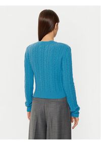 United Colors of Benetton - United Colors Of Benetton Sweter 1244D10AX Niebieski Regular Fit. Kolor: niebieski. Materiał: wełna #4