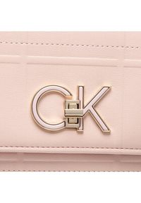 Calvin Klein Torebka Re-Lock Ew Conv Xbody Quilt K60K609682 Różowy. Kolor: różowy. Materiał: skórzane #4