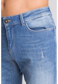 Trussardi Jeans - Niebieskie jeansy męskie 370 Close. Kolor: niebieski #4