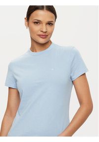 Calvin Klein T-Shirt K20K208061 Błękitny Regular Fit. Kolor: niebieski. Materiał: bawełna