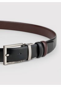 Pako Lorente - PAKO LORENTE - Dwustronny skórzany pasek z matową klamrą. Materiał: skóra #7