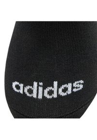 Adidas - adidas Skarpety stopki unisex Thin Linear Low-Cut Socks 3 Pairs IC1299 Czarny. Kolor: czarny. Materiał: bawełna #3