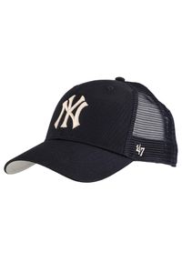 Męska czapka z daszkiem 47 Brand MLB New York Yankees Branson Cap. Kolor: niebieski. Materiał: bawełna, poliester #1