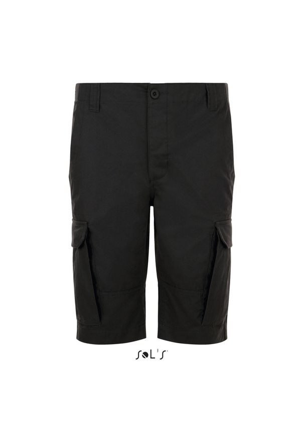 SOL'S - Szorty Sol's Jackson. Kolor: czarny. Długość: krótkie. Sezon: lato