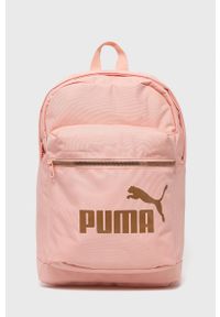 Puma Plecak damski kolor różowy duży z nadrukiem. Kolor: różowy. Wzór: nadruk