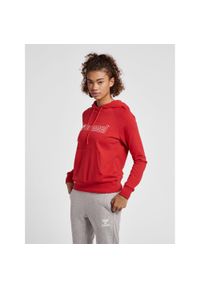 Damska bluza z kapturem Hummel Noni 2.0. Typ kołnierza: kaptur. Kolor: czerwony. Sport: piłka ręczna #1