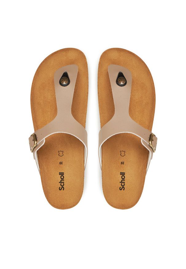 Japonki Scholl. Kolor: brązowy