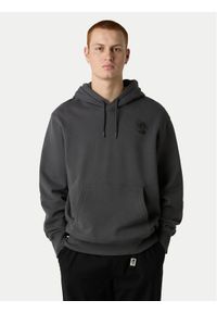 The North Face Bluza Powder Days NF0A8E4G Szary Relaxed Fit. Kolor: szary. Materiał: bawełna