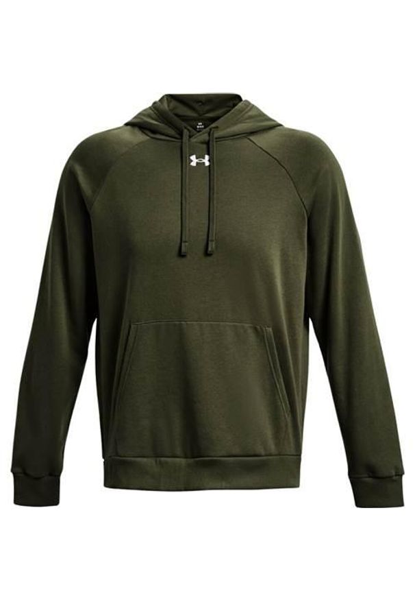 Bluza treningowa męska Under Armour Ua Rival Fleece Hoodie. Typ kołnierza: kaptur. Kolor: wielokolorowy, zielony, czarny