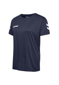 Koszulka piłkarska z krótkim rękawem damska Hummel Core Polyester Tee Woman S/S. Kolor: niebieski. Długość rękawa: krótki rękaw. Długość: krótkie. Sport: piłka nożna #1