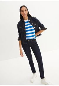 bonprix - Dżinsy ze stretchem SKINNY, mid waist. Kolor: niebieski #3