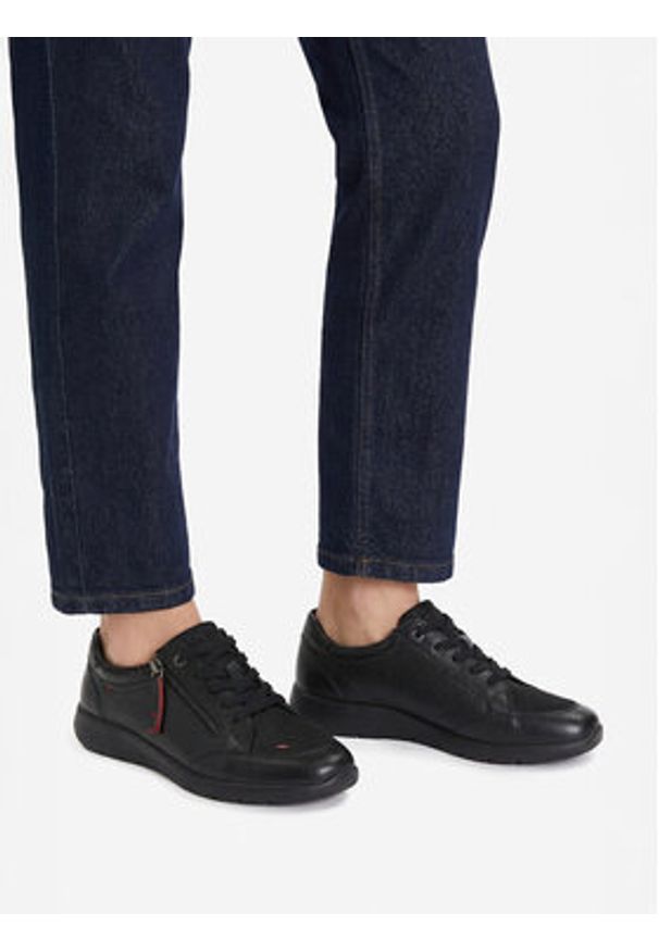 Go Soft Sneakersy CEO-WI16-SAMSON1-06 Czarny. Kolor: czarny. Materiał: skóra
