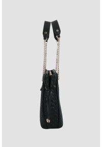 Guess - GUESS Czarna damska torebka Everlee Tote. Kolor: czarny. Materiał: skórzane. Styl: elegancki #6