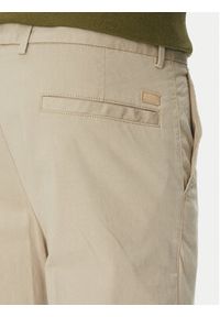 BOSS Spodnie materiałowe H-Kane 50540906 Beżowy Regular Fit. Kolor: beżowy. Materiał: bawełna
