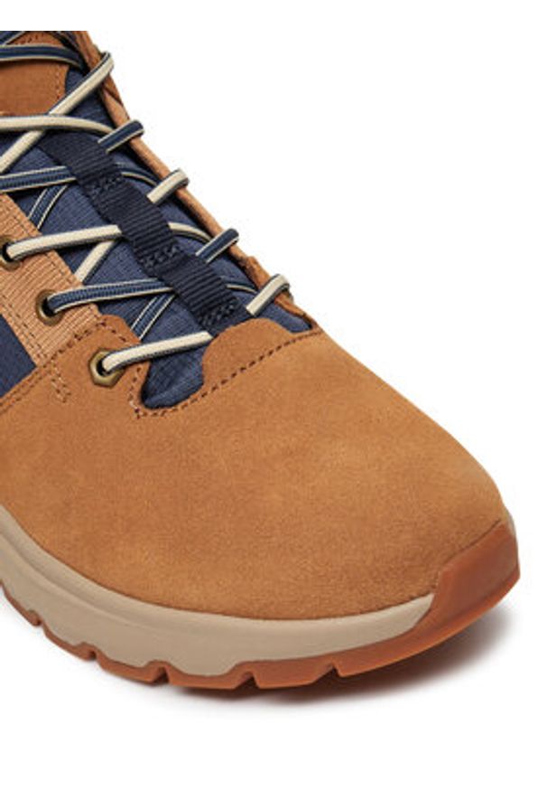 CAT Footwear Trapery Colorado Sneaker P726087 Brązowy. Kolor: brązowy. Materiał: skóra