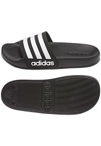 Adidas - Klapki adidas Adilette Shower K G27625 czarne. Okazja: na plażę. Kolor: czarny