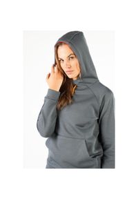 WOOLONA - Scout - bluza termiczna z kapturem 100% wełna merino (260 g/m²). Typ kołnierza: kaptur. Kolor: szary. Materiał: wełna. Sport: turystyka piesza