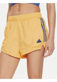 Adidas - adidas Szorty sportowe Tiro Cut 3-Stripes IS0722 Żółty Loose Fit. Kolor: żółty. Materiał: syntetyk