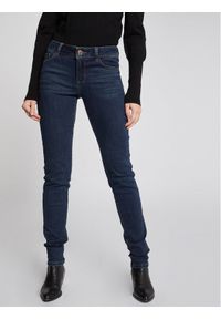 Morgan Jeansy 201-POM.P Granatowy Slim Fit. Kolor: niebieski