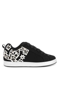 DC Shoes Sneakersy COURT GRAFFIK DC01662061 Czarny. Kolor: czarny. Materiał: nubuk, skóra