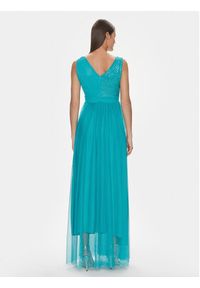 Rinascimento Sukienka wieczorowa CFC0117528003 Turkusowy Regular Fit. Kolor: turkusowy. Materiał: syntetyk. Styl: wizytowy #4