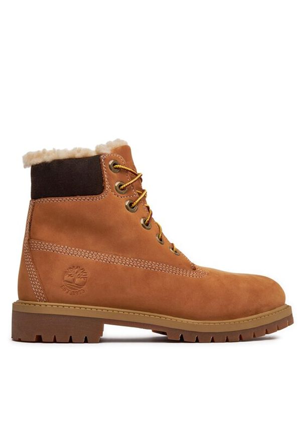 Timberland Trapery 6 In Prm A1BEI/TB0A1BEI2311 Brązowy. Kolor: brązowy. Materiał: nubuk, skóra