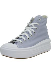 Tenisówki Converse Model Chuck Taylor All Star Move Platform Kolor Fioletowy. Kolor: fioletowy. Materiał: tkanina. Obcas: na platformie