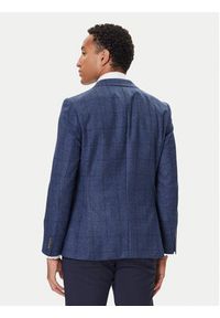 BOSS Marynarka H-Hutson 50551581 Niebieski Regular Fit. Kolor: niebieski. Materiał: wełna #3