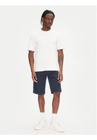 Tommy Jeans Szorty materiałowe Jaimie DM0DM21951 Granatowy Slim Fit. Kolor: niebieski. Materiał: bawełna