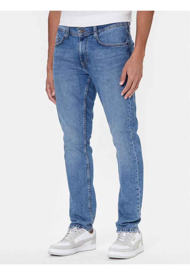 Mustang Jeansy Oregon 1016799 Niebieski Slim Fit. Kolor: niebieski