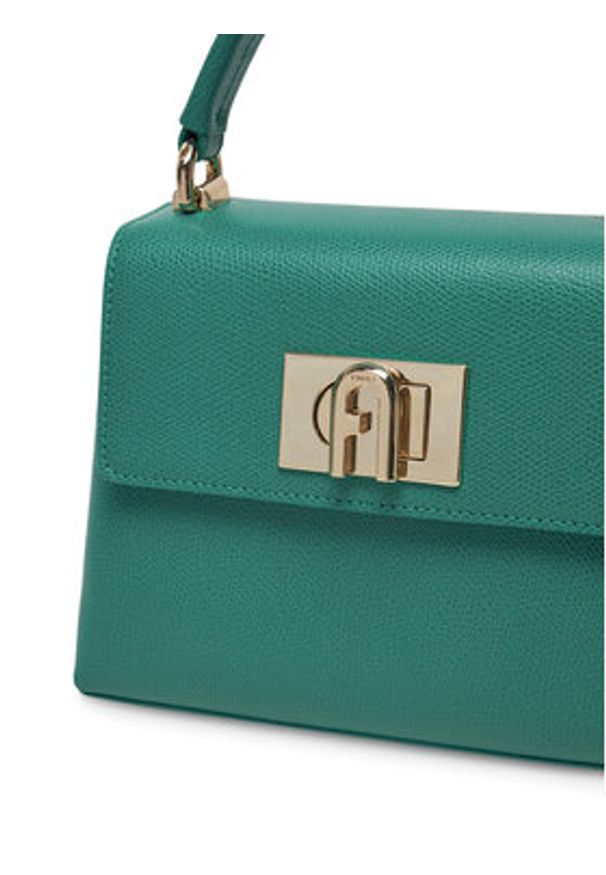 Furla Torebka 1927 WB00109 ARE000 D7D00 Turkusowy. Kolor: turkusowy. Materiał: skórzane